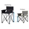 Portable 38 Inch Oversized High Camping Fishing Folding Chair